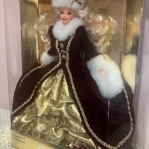 Barbie, Happy Holidays, Special Edition, 1996 (NIB)